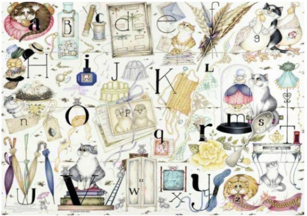 Crazy Cats - Alphabet - Ravensburger puzzle collectible [Barcode 4005556820061] - Main Image 2