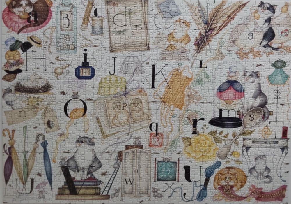 Crazy Cats - Alphabet - Ravensburger puzzle collectible [Barcode 4005556820061] - Main Image 3