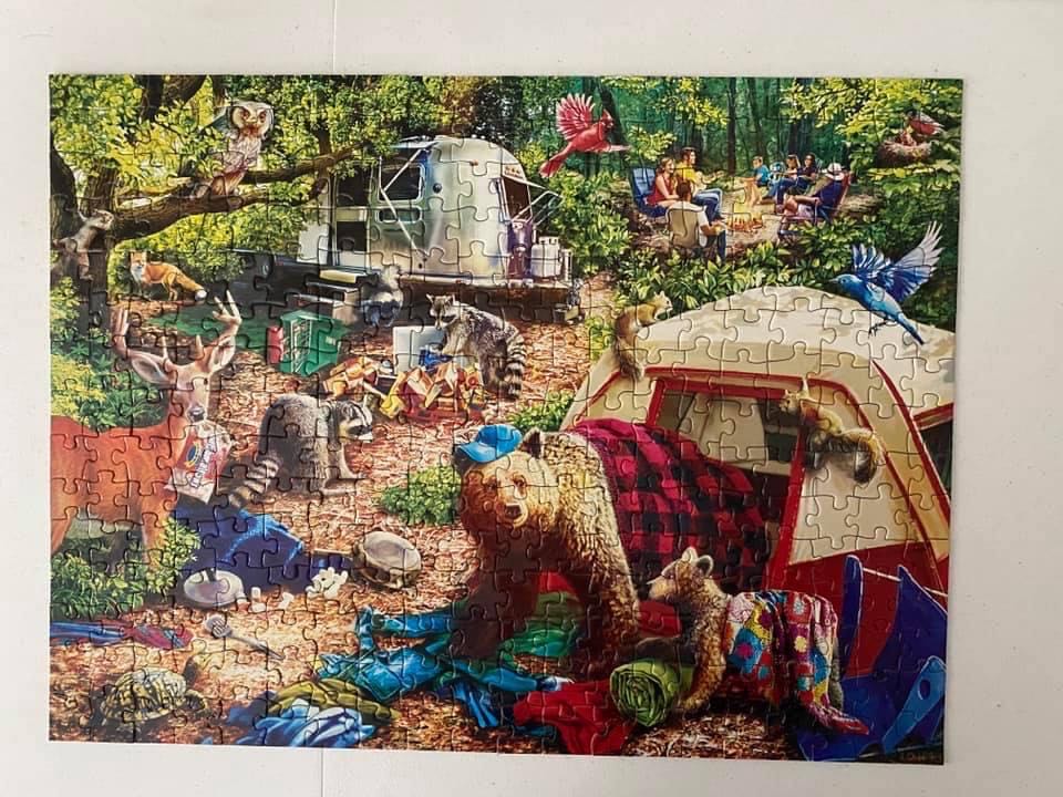 Campside-Campsite Trouble - MasterPieces puzzle collectible [Barcode 705988319976] - Main Image 2