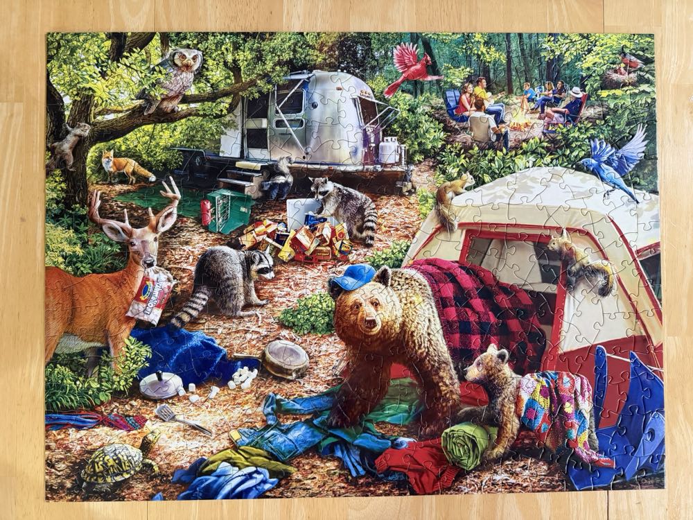 Campside-Campsite Trouble - MasterPieces puzzle collectible [Barcode 705988319976] - Main Image 3