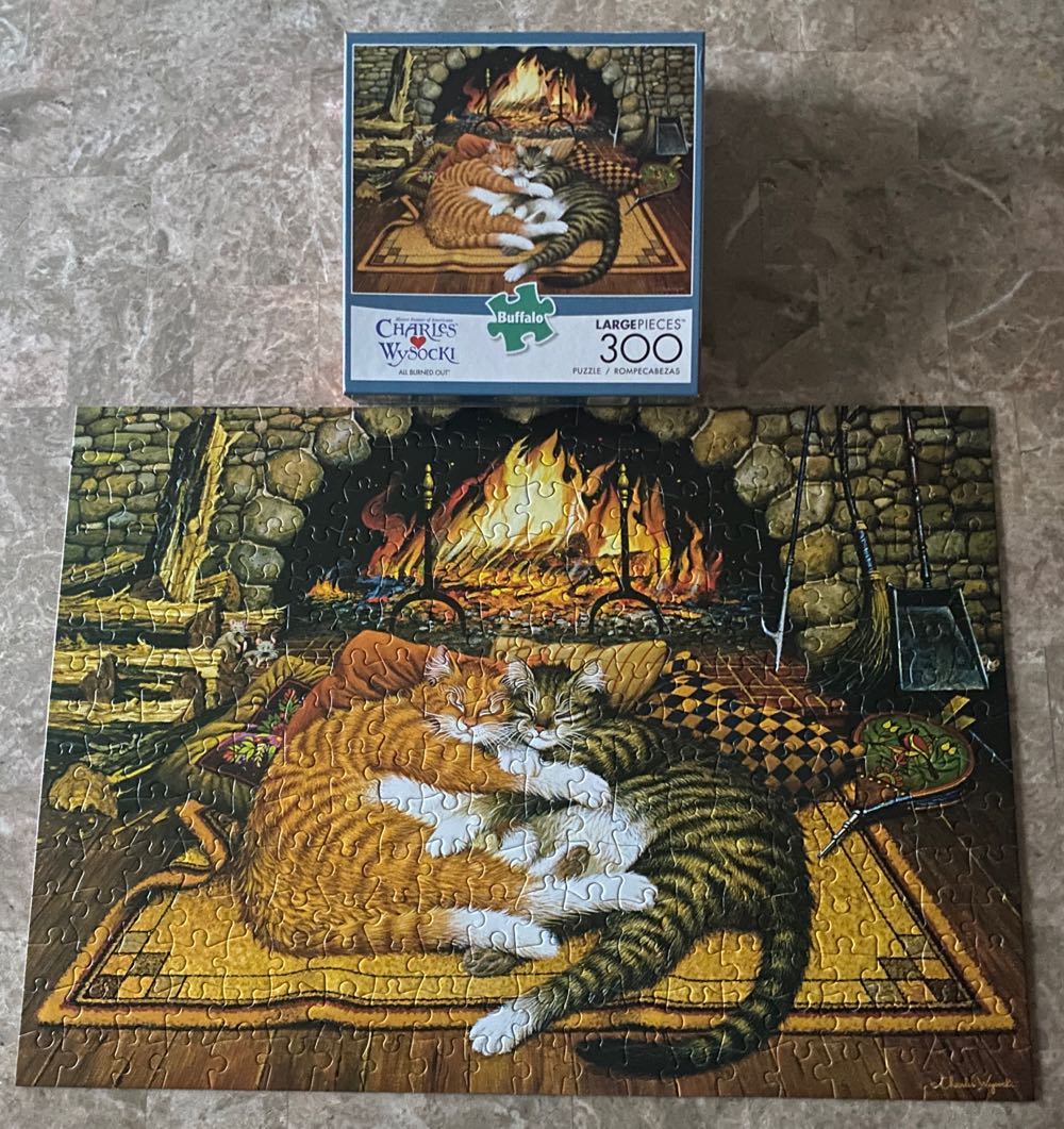 All Burned Out - Charles Wysocki - Buffalo puzzle collectible [Barcode 079346026524] - Main Image 2