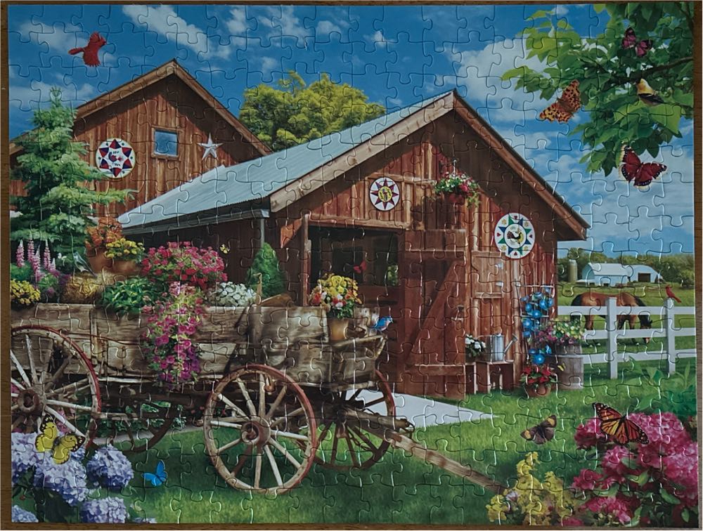 Flying To Flower Farm - MasterPieces puzzle collectible [Barcode 705988607790] - Main Image 2