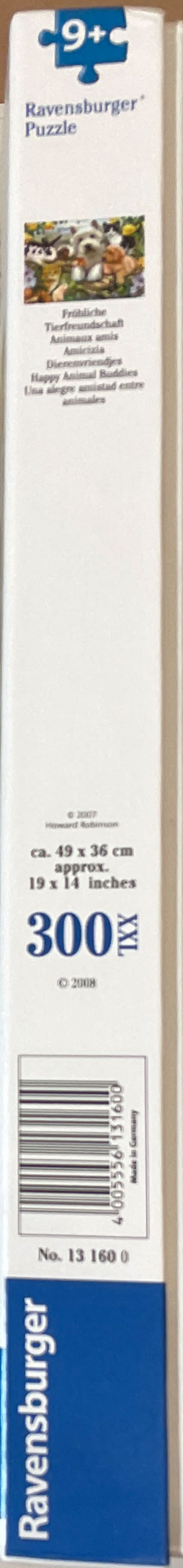 Happy Animal Buddies (SOLD) - Ravensburger puzzle collectible [Barcode 4005556131600] - Main Image 4