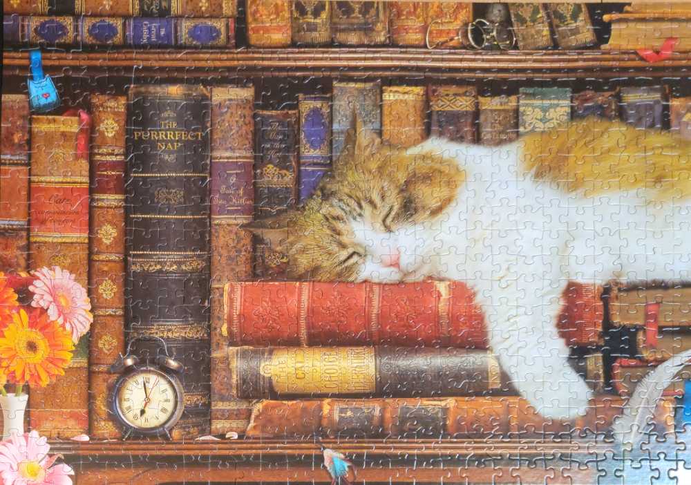 The Cat Nap - EuroGraphics puzzle collectible [Barcode 628136355452] - Main Image 2