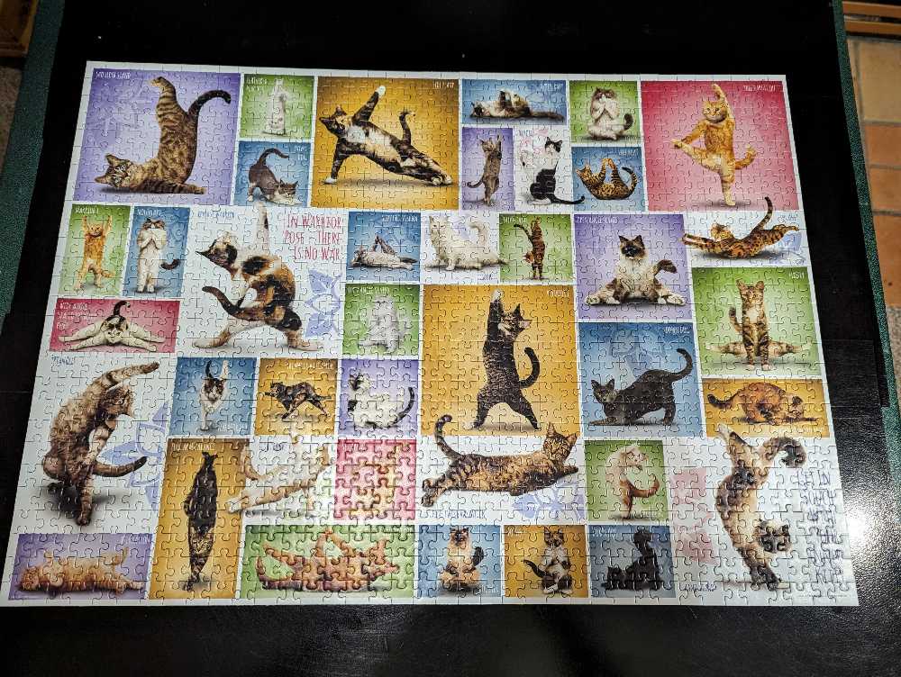 Yoga Cats - Eurographics 🇺🇸 puzzle collectible [Barcode 628136609531] - Main Image 2