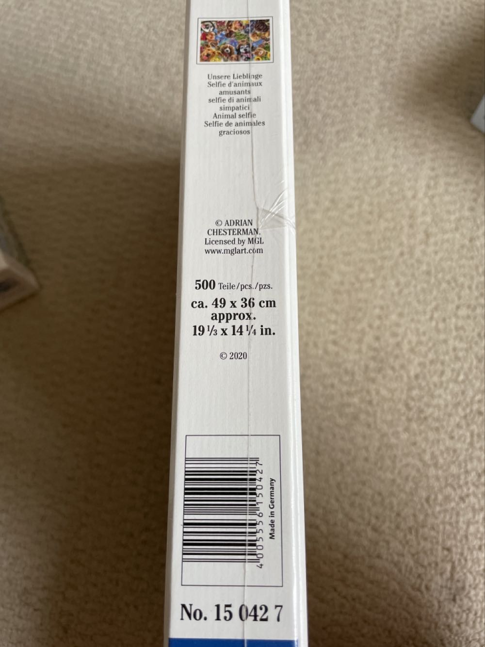 Animal Selfie - Ravensburger puzzle collectible [Barcode 4005556150427] - Main Image 2