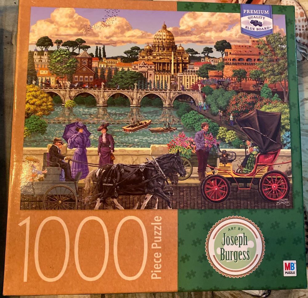 St. Angelo Bridge, Rome - MB Puzzle puzzle collectible [Barcode 778988542354] - Main Image 2
