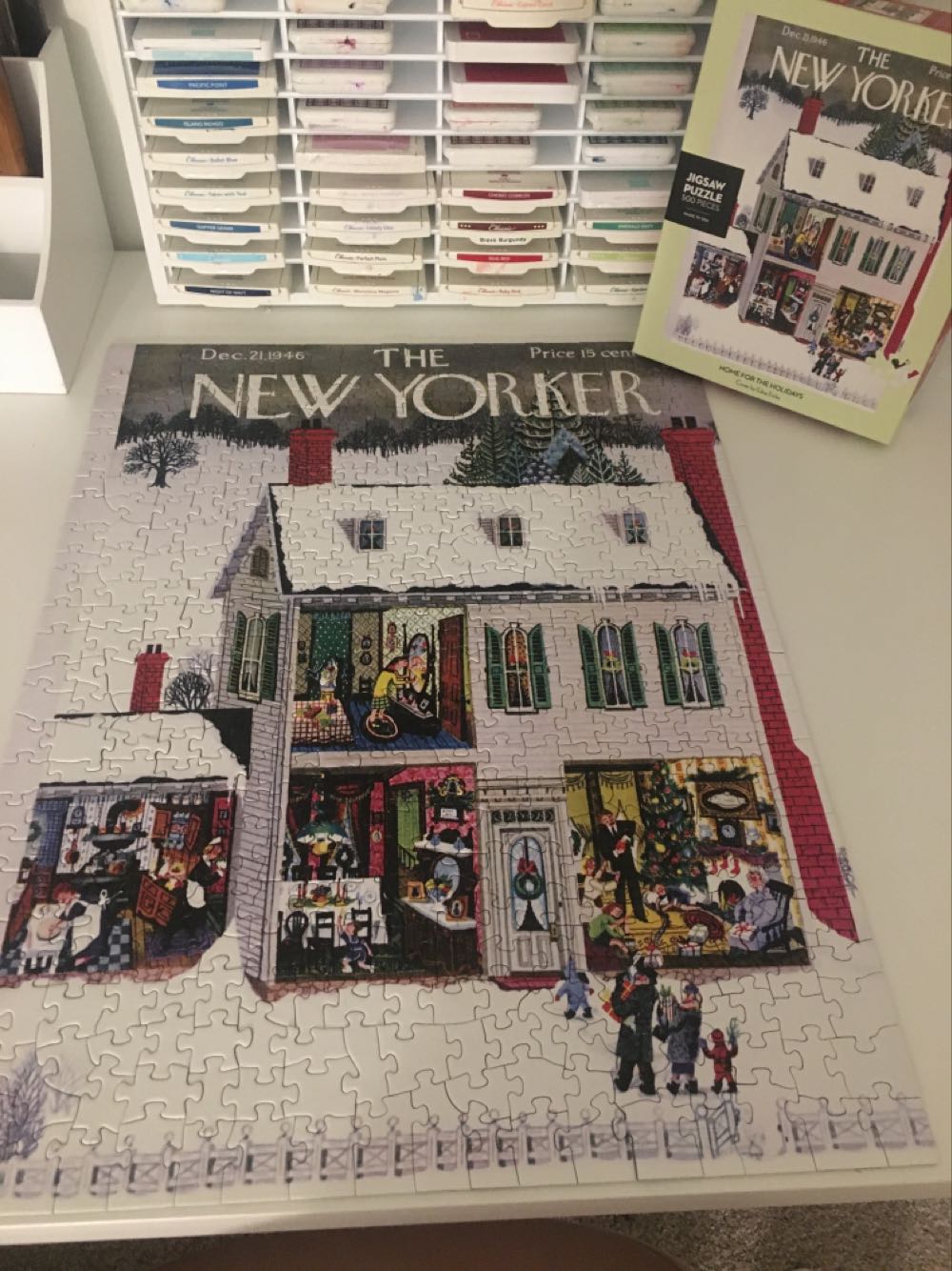 Home For The Holidays - New York Puzzle Company puzzle collectible [Barcode 819844012632] - Main Image 2