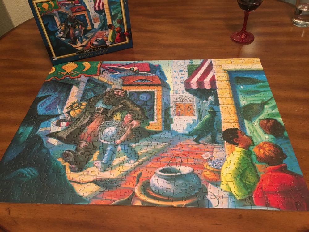 Harry Potter - Diagon Alley - New York Puzzle Company puzzle collectible [Barcode 819844012236] - Main Image 2