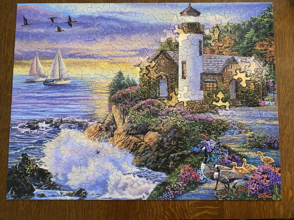 Perfect Dawn Sunrise By The Ocean - Bits And Pieces puzzle collectible [Barcode 192949000323] - Main Image 3