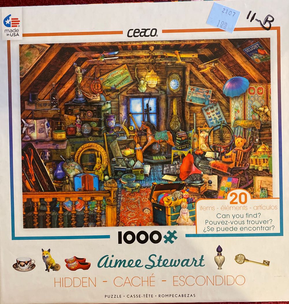 Hidden - In the Attic*% - Ceaco puzzle collectible [Barcode 021081330671] - Main Image 2