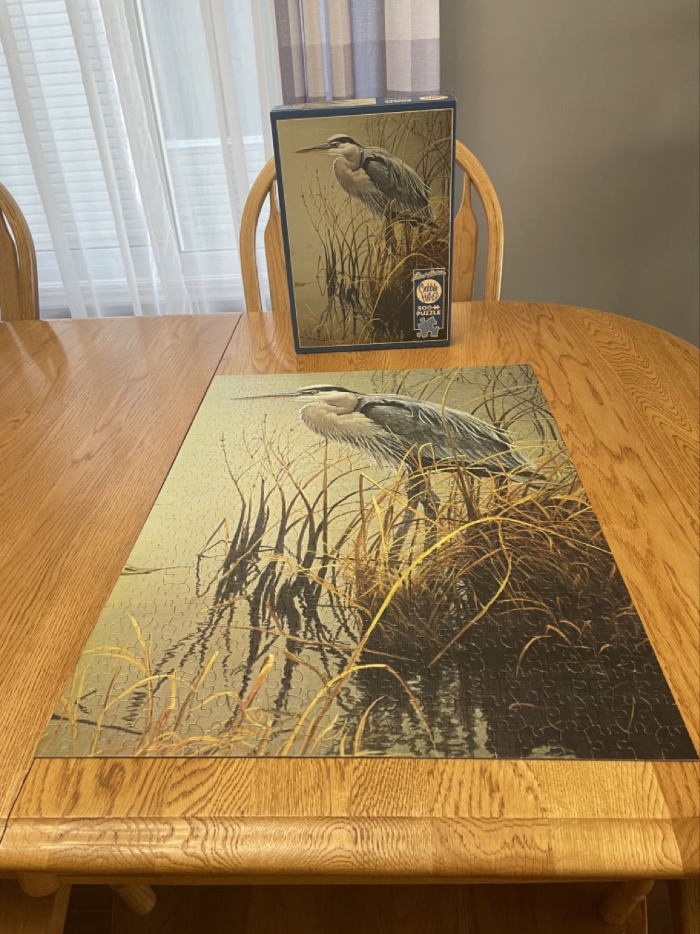 Great Blue Heron - Cobble Hill puzzle collectible [Barcode 625012850292] - Main Image 2