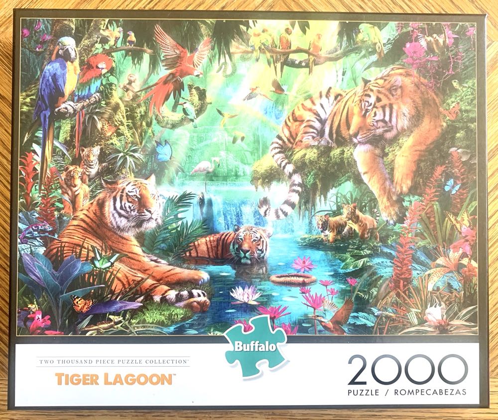 Tiger Lagoon - Buffalo Games 🇺🇸 puzzle collectible [Barcode 079346020850] - Main Image 2