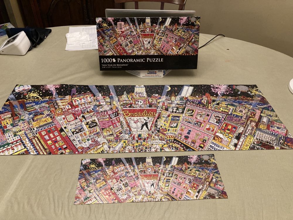 New Year On Broadway - Charles Fazzino puzzle collectible [Barcode 814938013915] - Main Image 2