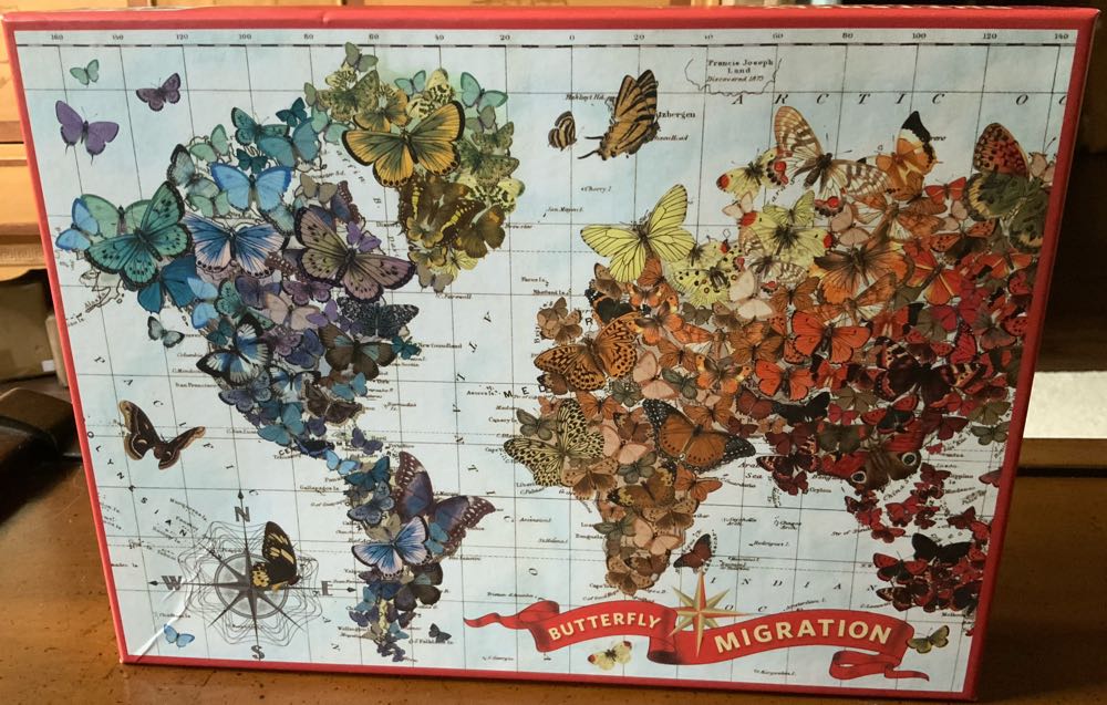 Butterfly Migration - Galison puzzle collectible [Barcode 9780735340084] - Main Image 3