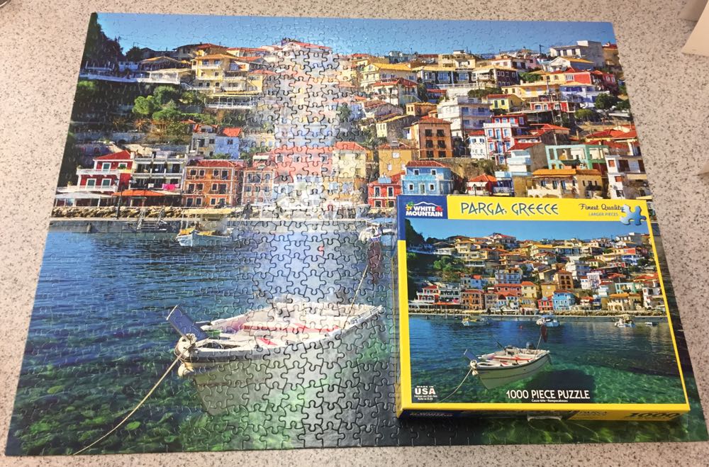 Parga, Greece - White Mountain puzzle collectible [Barcode 724819258277] - Main Image 4