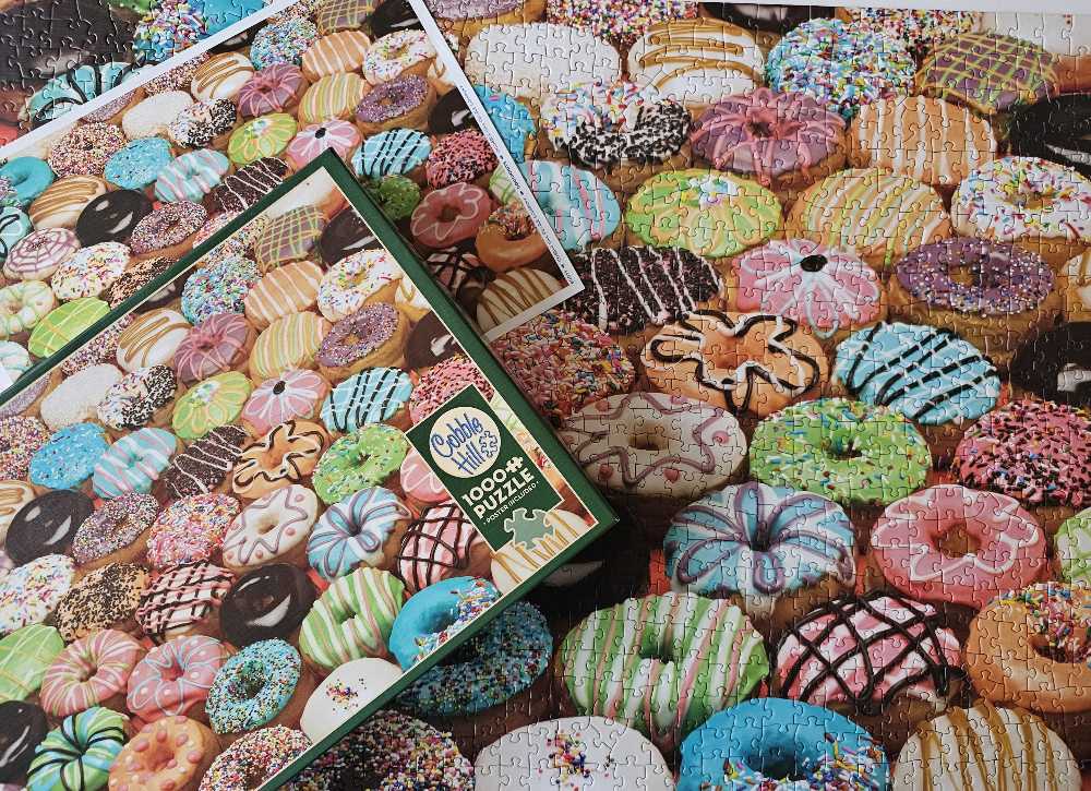 Doughnuts - Cobble Hill puzzle collectible [Barcode 625012800358] - Main Image 4