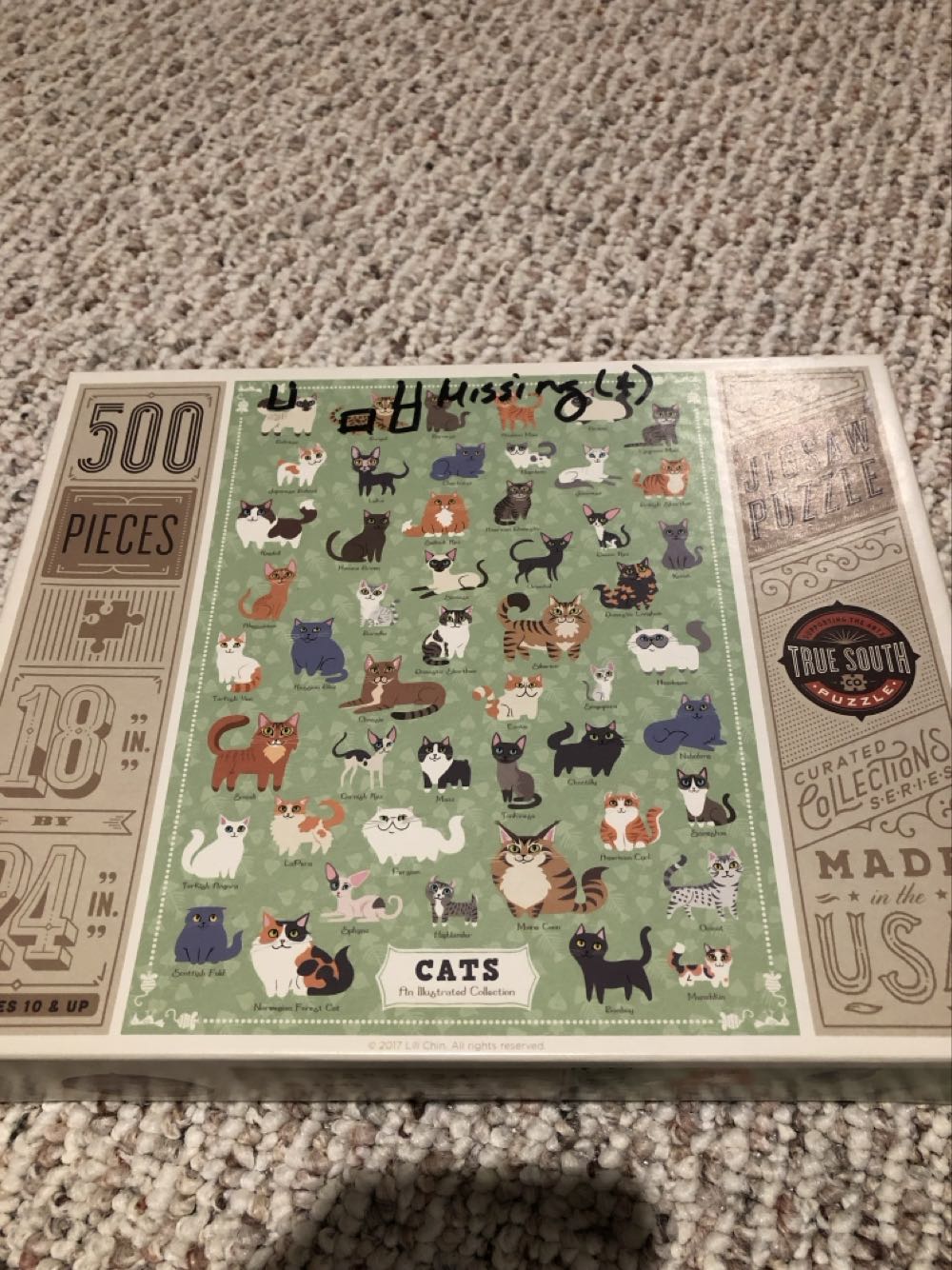Cats - True South Company puzzle collectible [Barcode 14545320] - Main Image 2
