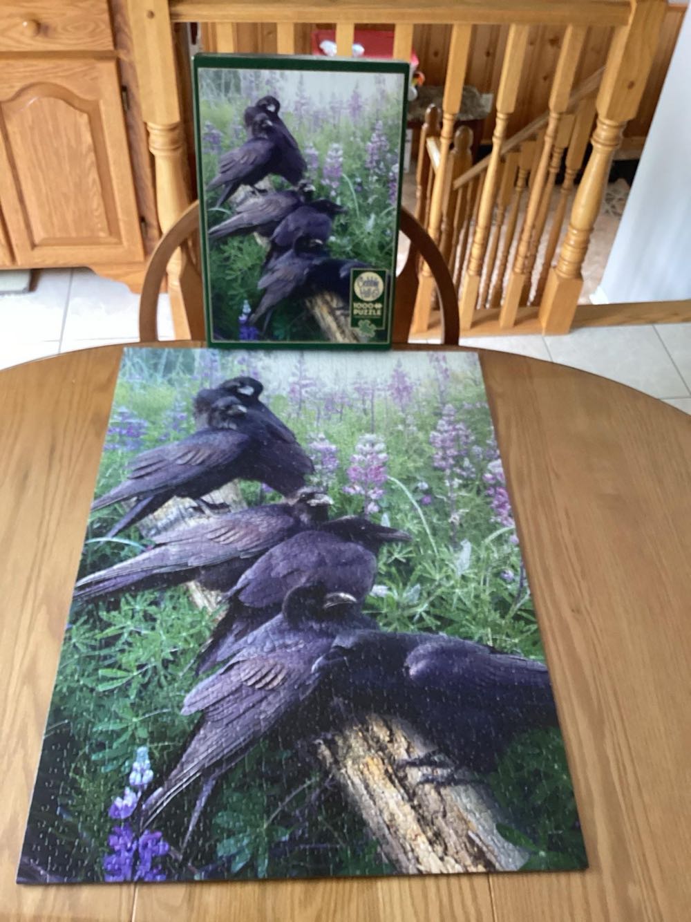 Raven Rendezvous - Cobble Hill puzzle collectible [Barcode 625012802529] - Main Image 3