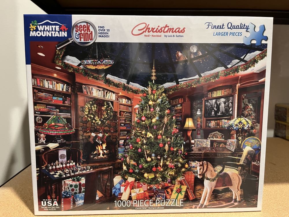 Christmas: Seek&Find - White Mountain Puzzles puzzle collectible [Barcode 724819261468] - Main Image 2