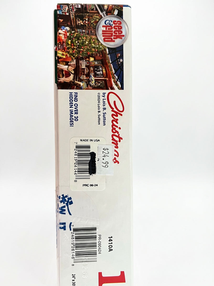 Christmas: Seek&Find - White Mountain Puzzles puzzle collectible [Barcode 724819261468] - Main Image 4