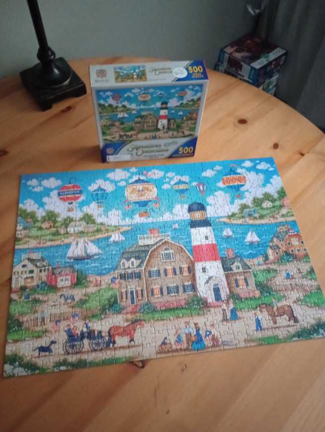 Balloons Over the Bay - MasterPieces puzzle collectible [Barcode 705988502989] - Main Image 3