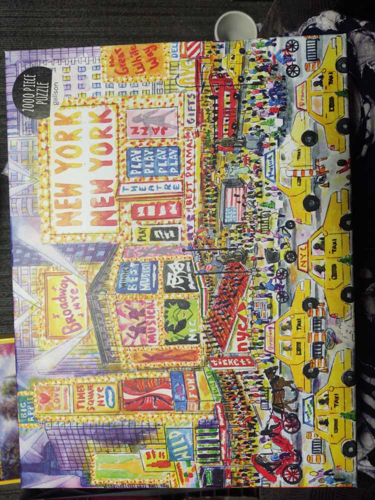 Great White Way - Galison puzzle collectible [Barcode 9780735357037] - Main Image 2