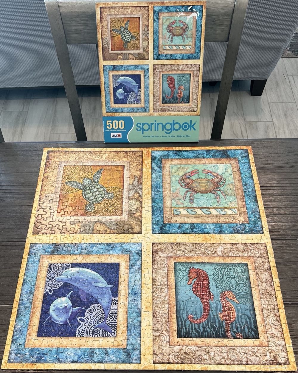 Under The Sea - Springbok puzzle collectible [Barcode 091683025244] - Main Image 3