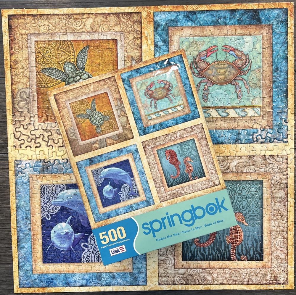 Under The Sea - Springbok puzzle collectible [Barcode 091683025244] - Main Image 4