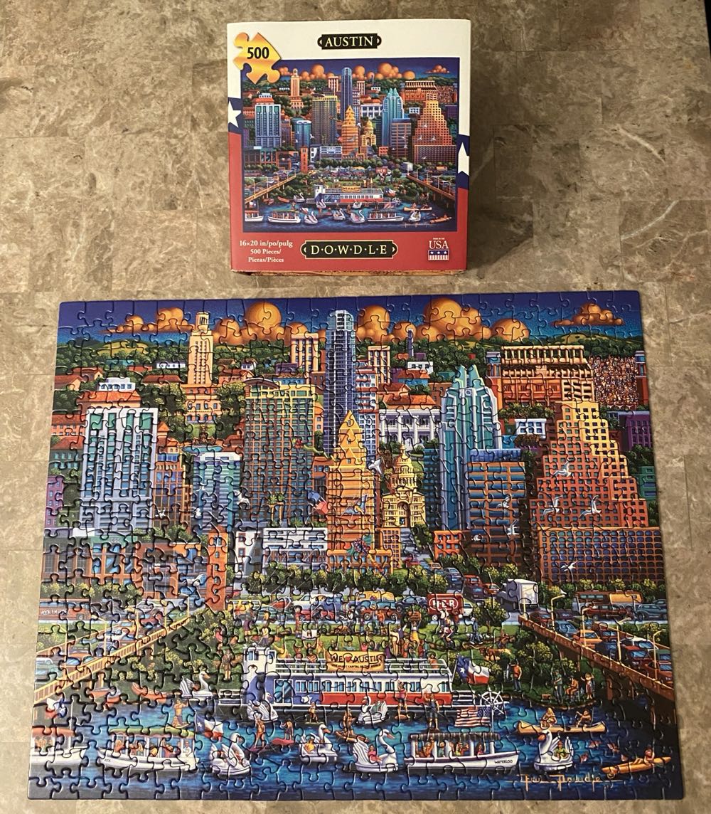 Dowdle- Austin 500 - Dowdle puzzle collectible [Barcode 671095004169] - Main Image 2