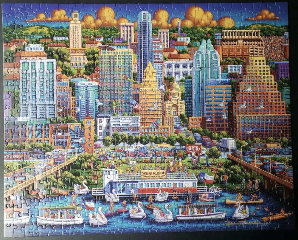 Dowdle- Austin 500 - Dowdle puzzle collectible [Barcode 671095004169] - Main Image 3