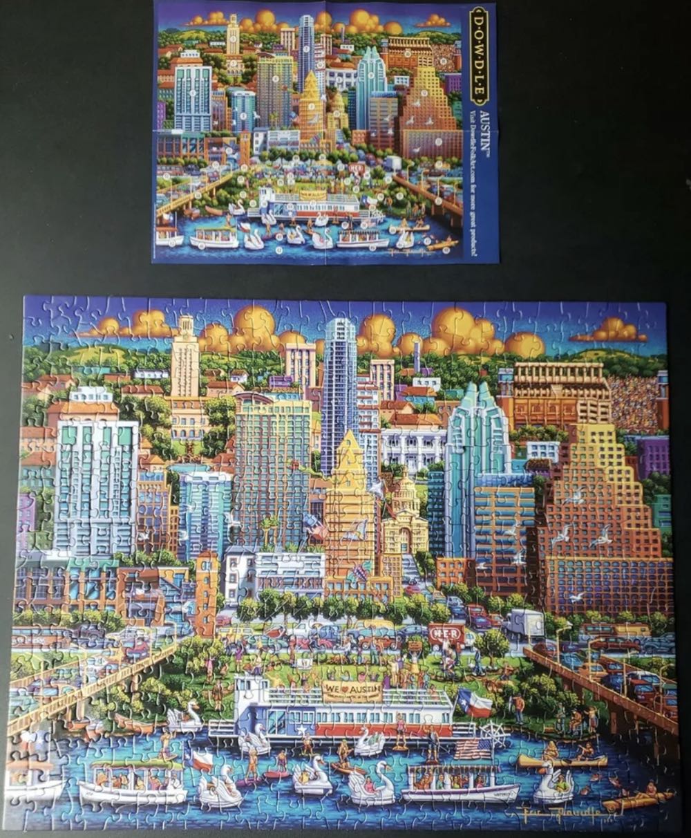 Dowdle- Austin 500 - Dowdle puzzle collectible [Barcode 671095004169] - Main Image 4