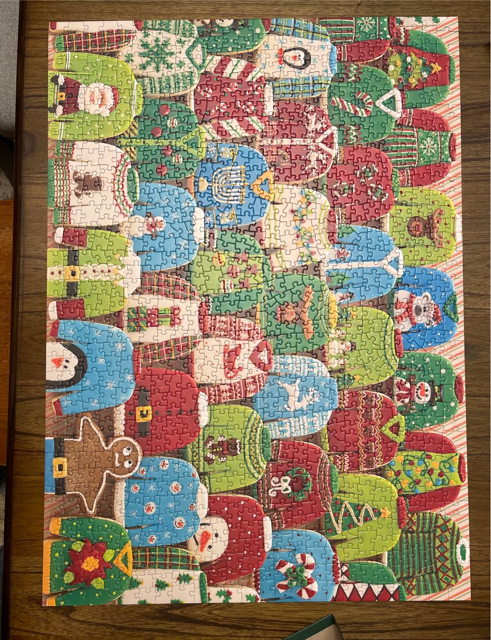 Ugly Xmas Sweaters - Cobble Hill puzzle collectible [Barcode 625012801430] - Main Image 3