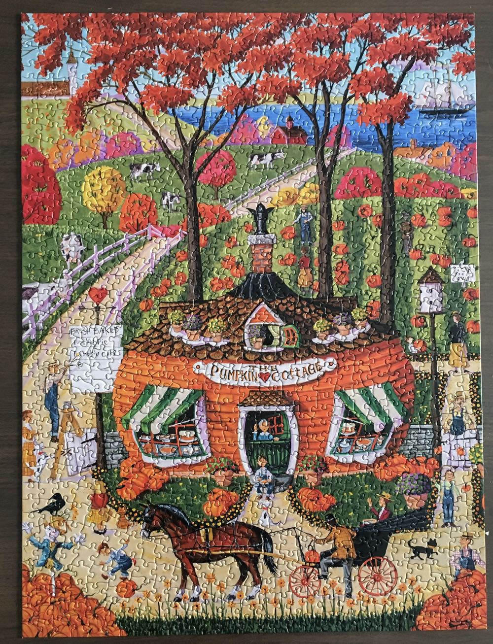 Pumpkin Cottage - Bits & Pieces puzzle collectible [Barcode 192949032034] - Main Image 2