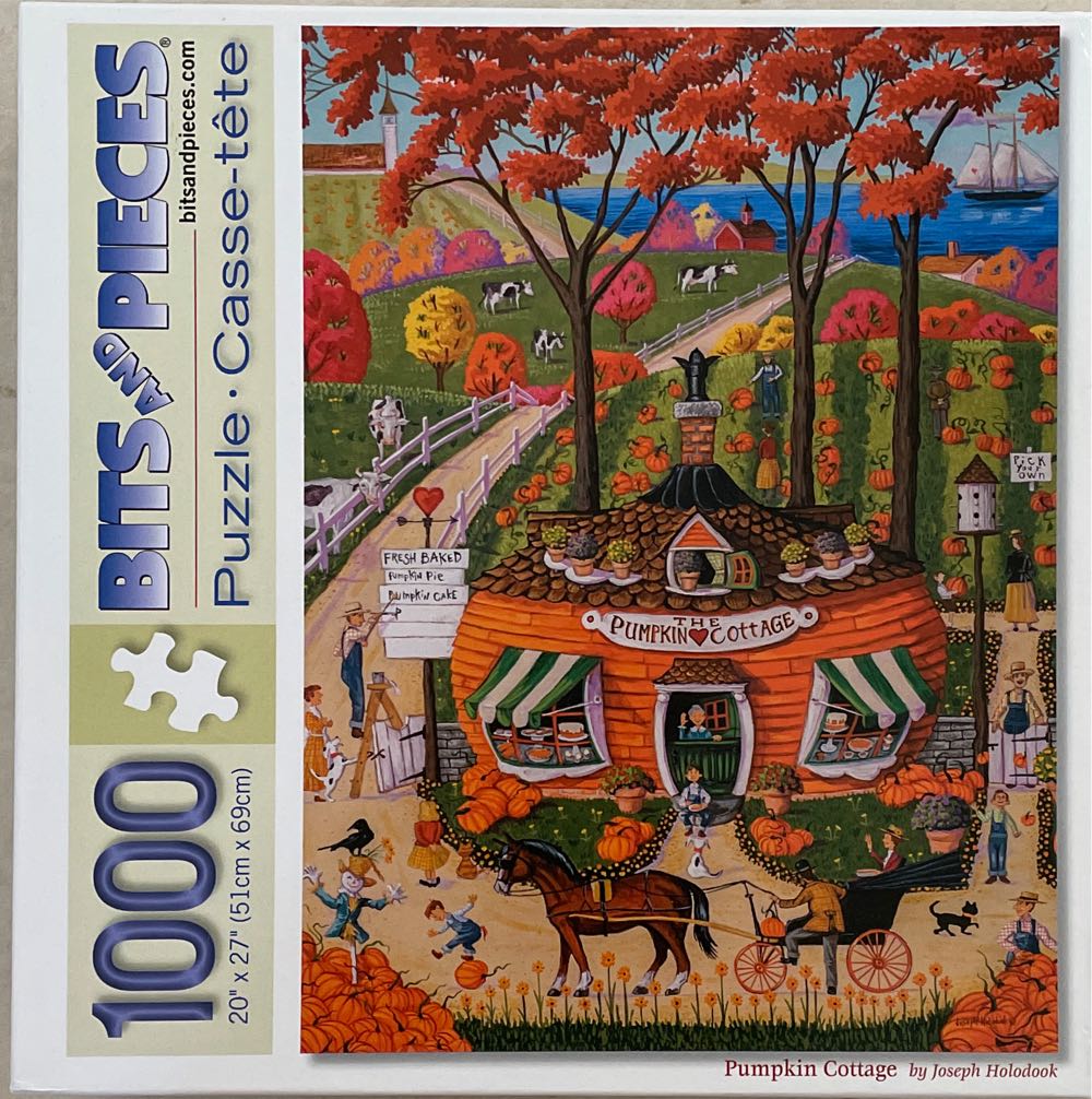 Pumpkin Cottage - Bits & Pieces puzzle collectible [Barcode 192949032034] - Main Image 3
