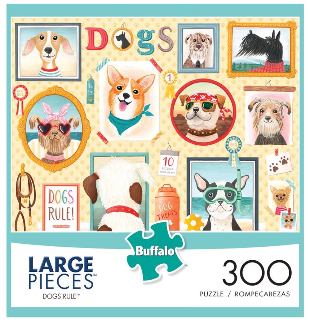 Dog’s Rule  - Buffalo Games puzzle collectible [Barcode 079346025633] - Main Image 2