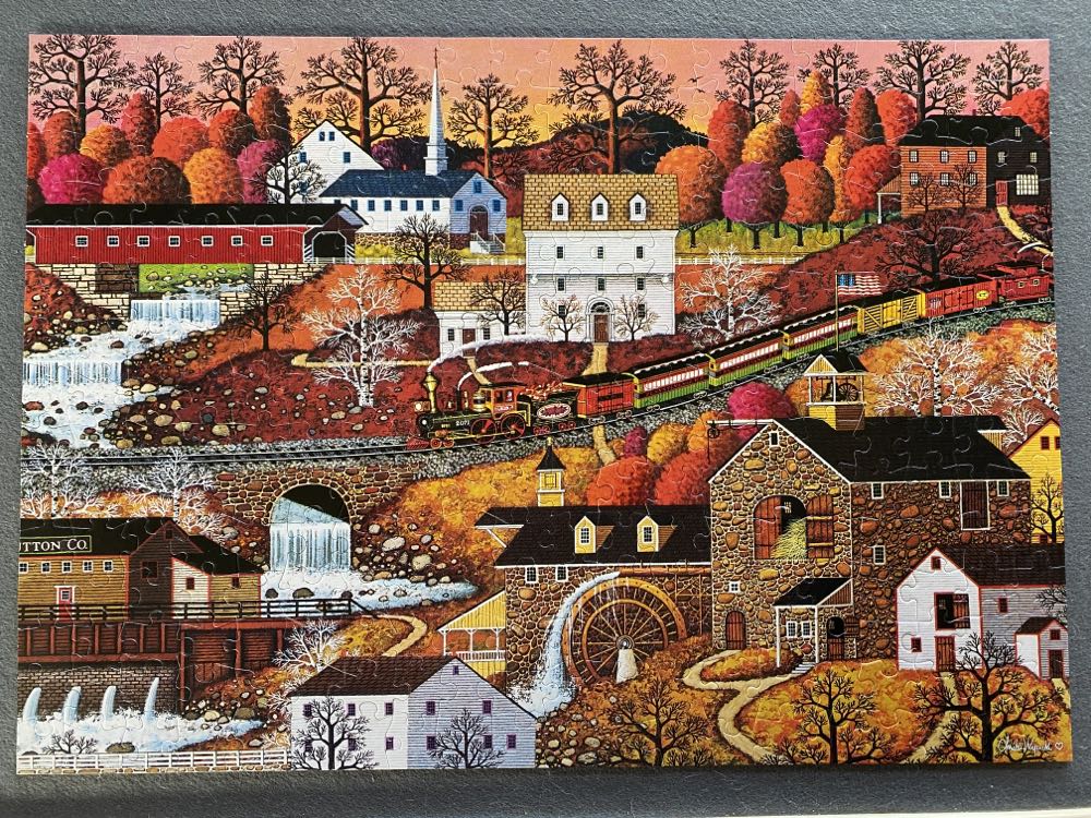 Waterfall Valley - Buffalo puzzle collectible [Barcode 079346026715] - Main Image 2