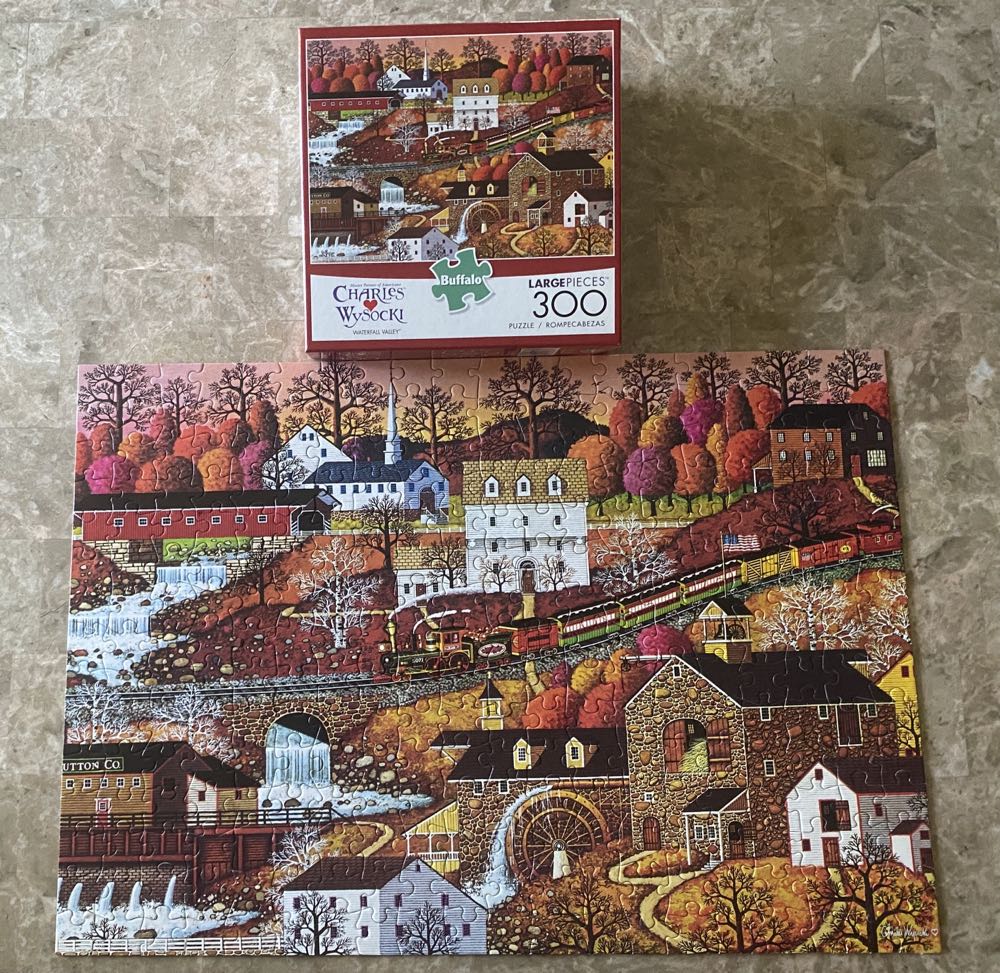 Waterfall Valley - Buffalo puzzle collectible [Barcode 079346026715] - Main Image 3