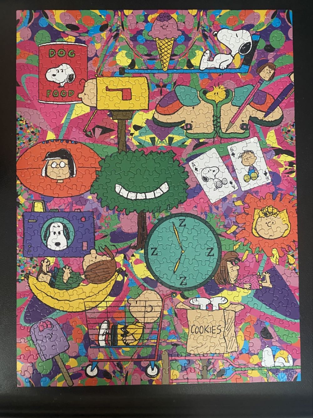 The Jigsaw Puzzle Factory Peanuts Global Artist Collective Charlie Brown & Snoopy Family Picture Puzzle Games For Kids Ages 12 And Up 550 Piece - The Jigsaw Puzzle Factory puzzle collectible [Barcode 788958015016] - Main Image 2