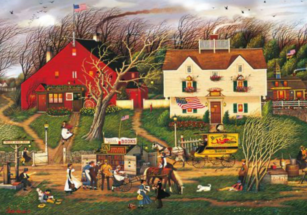 Fireside Companions - Buffalo puzzle collectible [Barcode 079346026586] - Main Image 2