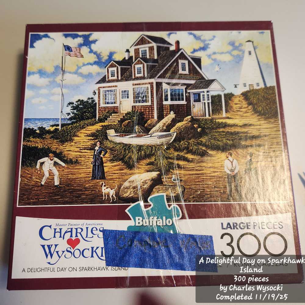 A Delightful Day On Sparkhawk Island - Buffalo puzzle collectible [Barcode 079346026234] - Main Image 3