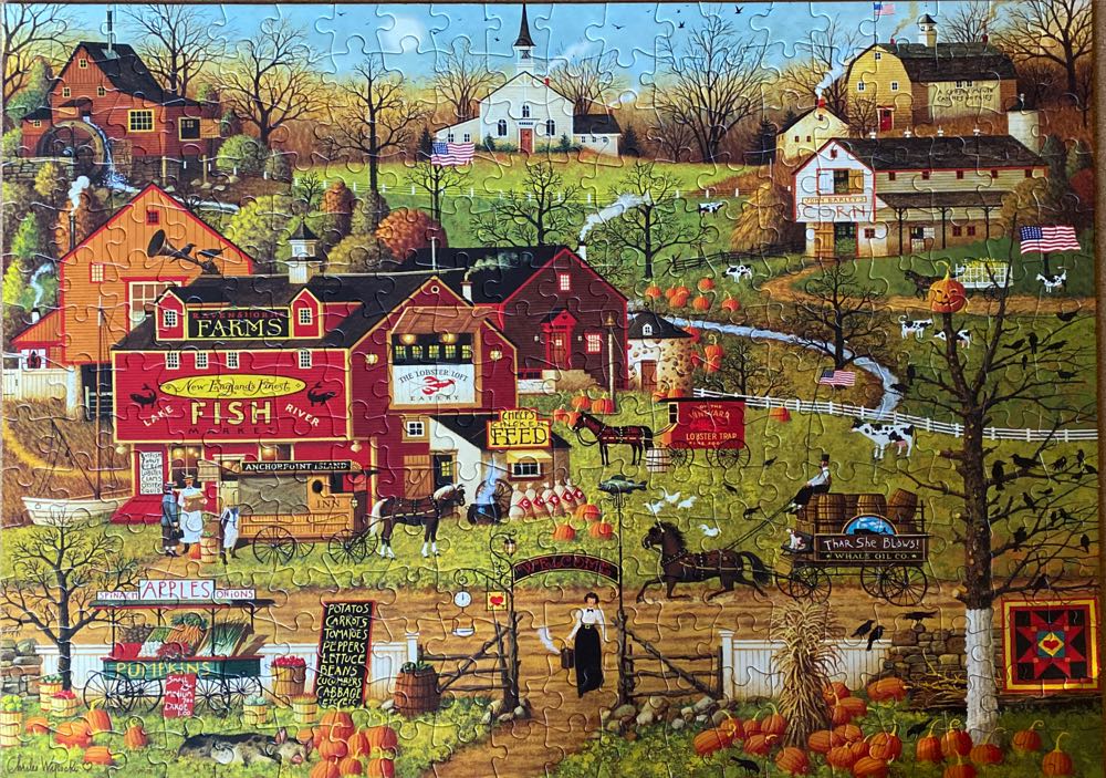 Blackbirds Roost At Mill Creek - Buffalo puzzle collectible [Barcode 079346026739] - Main Image 3