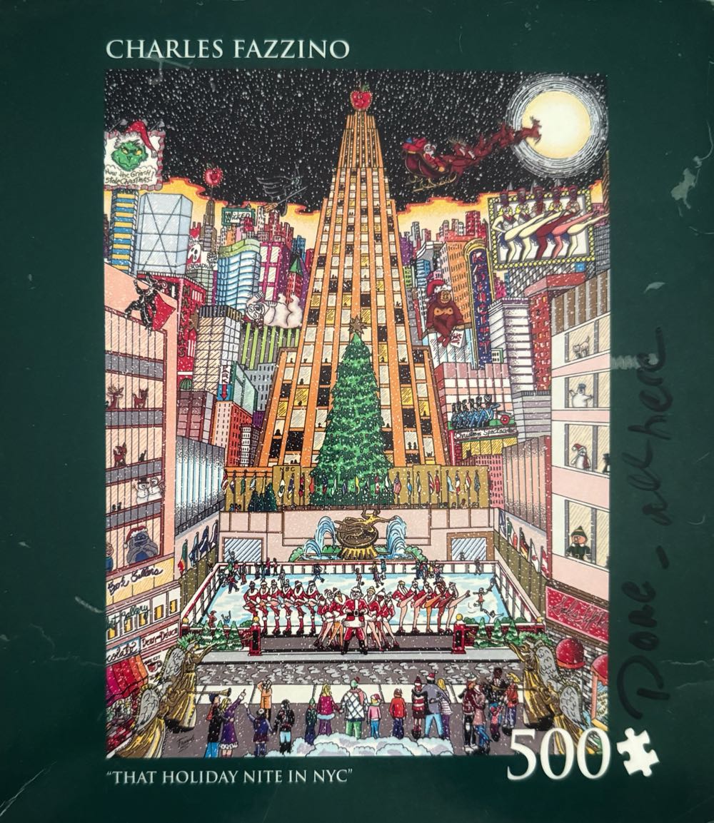 That Holiday Nite in NYC - Andrews + Blaine puzzle collectible [Barcode 814938012079] - Main Image 2