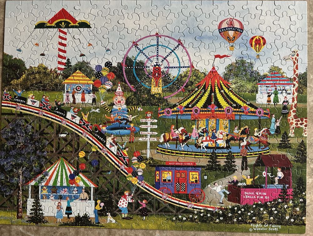 Flights Of Fancy - Jane Wooster Scott - Ceaco puzzle collectible [Barcode 021081221153] - Main Image 3