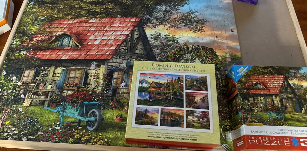 The Country Shed - EuroGraphics puzzle collectible [Barcode 628136309714] - Main Image 4
