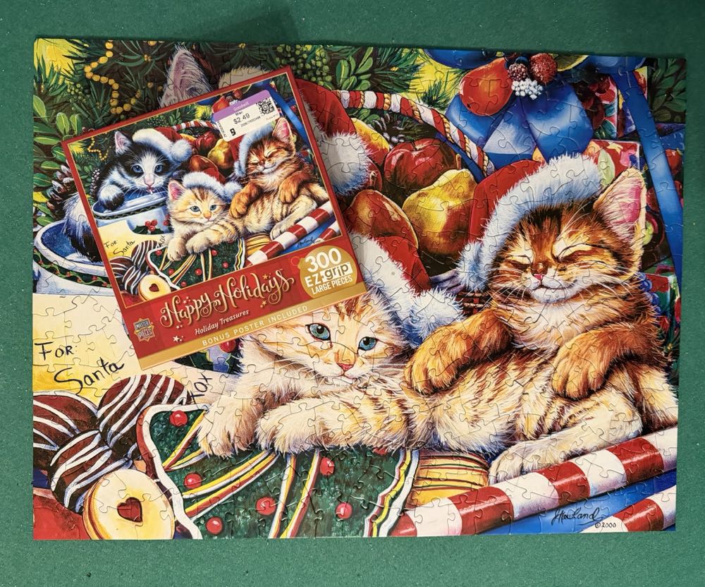 Holiday Treasures - Master Pieces puzzle collectible [Barcode 705988319112] - Main Image 3