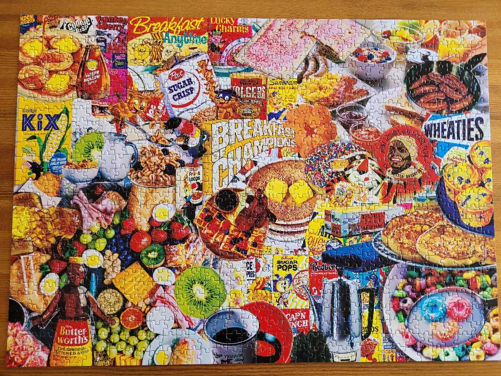 Breakfast Of Champions🧩 - Master Pieces puzzle collectible - Main Image 2
