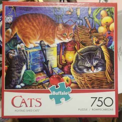 CATS - Potting Shed Cats - Buffalo puzzle collectible [Barcode 079346172726] - Main Image 1