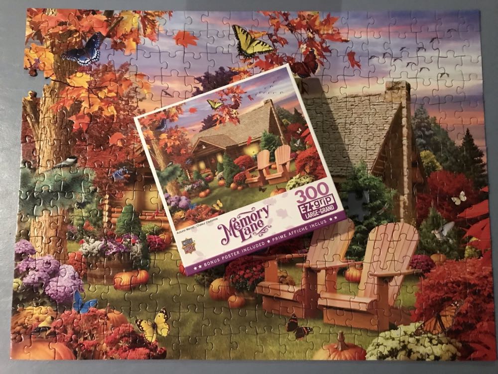 Autumn Warmth (Jerry Kramer) - Master Pieces puzzle collectible [Barcode 705988320392] - Main Image 3
