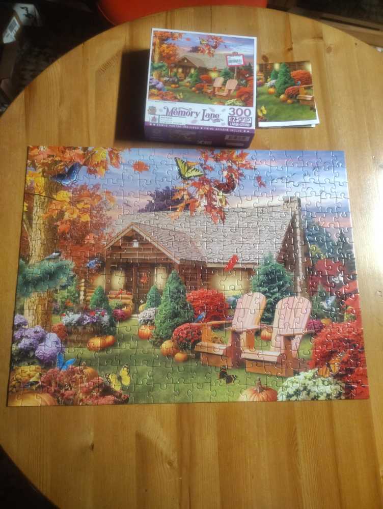 Autumn Warmth (Jerry Kramer) - Master Pieces puzzle collectible [Barcode 705988320392] - Main Image 4